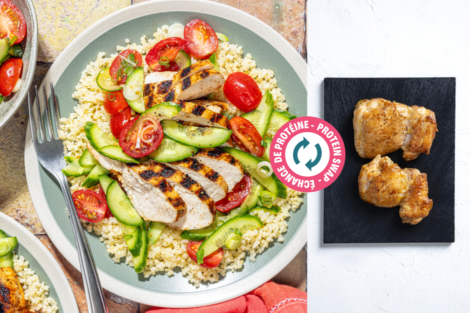 Échange de protéine | Cuisses de poulet piri-piri grillées piquantes