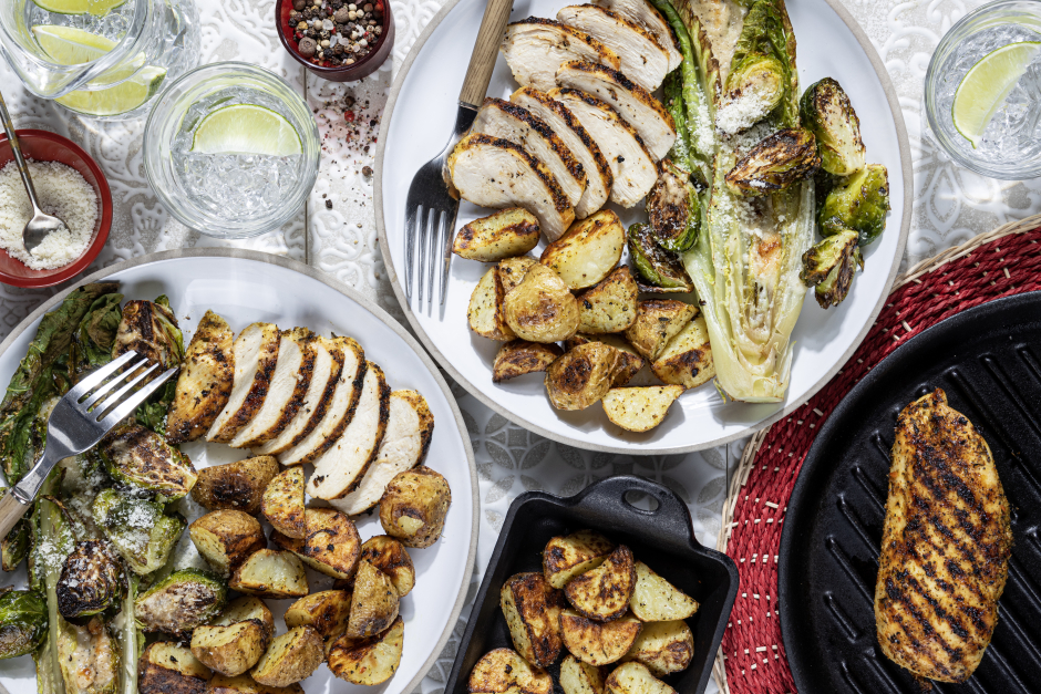 Poitrines de poulet BBQ