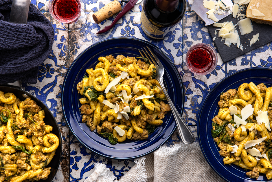 Ground Pork Gemelli