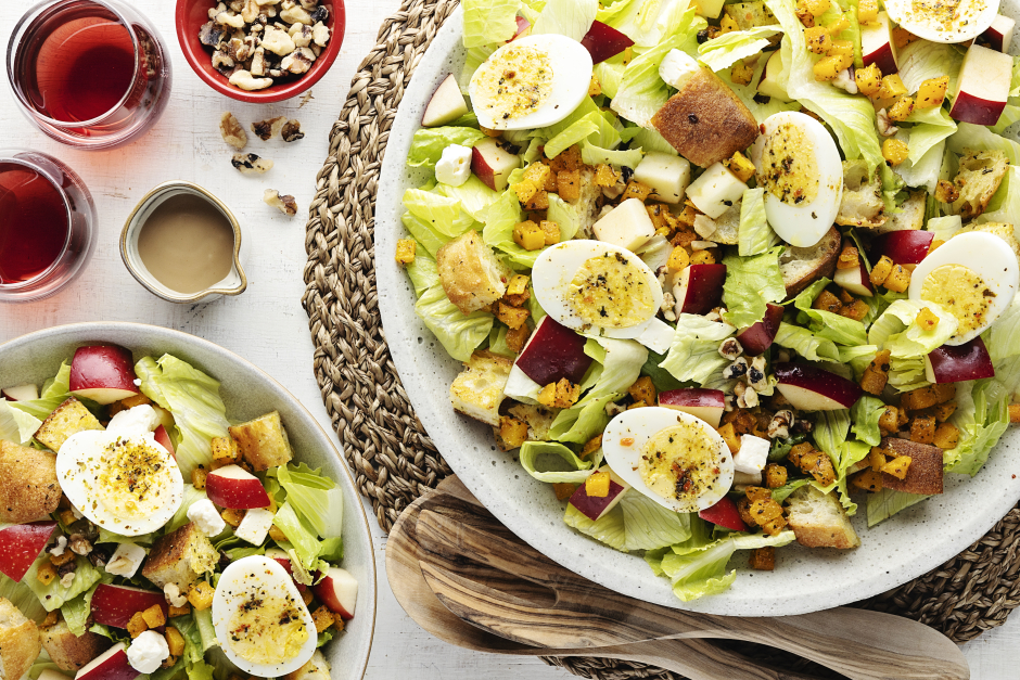 Fall Cobb Salad with Roasted Butternut Squash