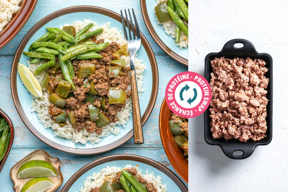 Protein Swap | Ground Turkey Picadillo