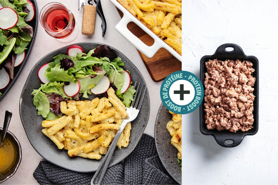 Protein Boost | Aged Cheddar Gem ’n’ Cheese with Sausage Meat