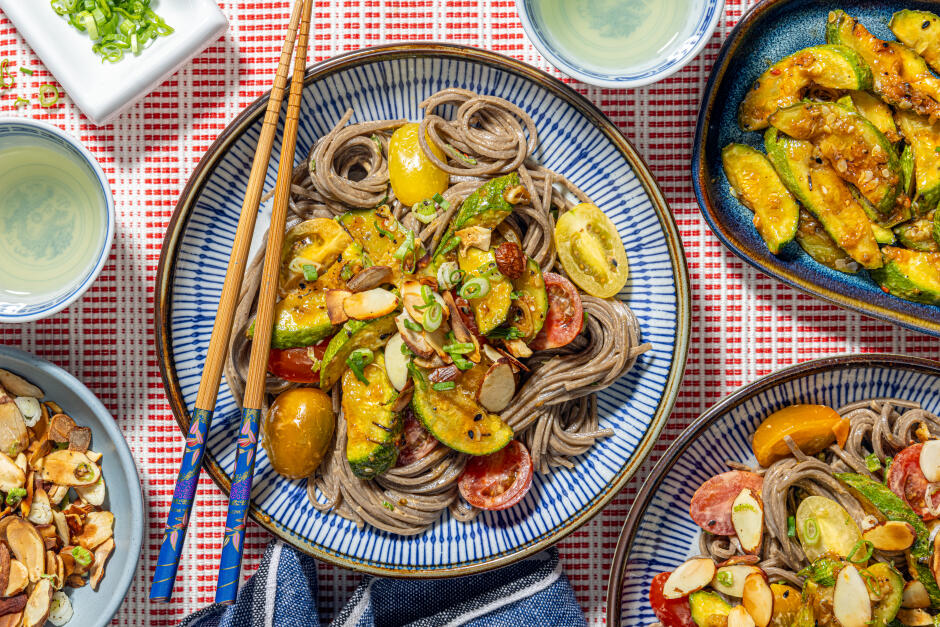 Summery Soba Noodle Bowls