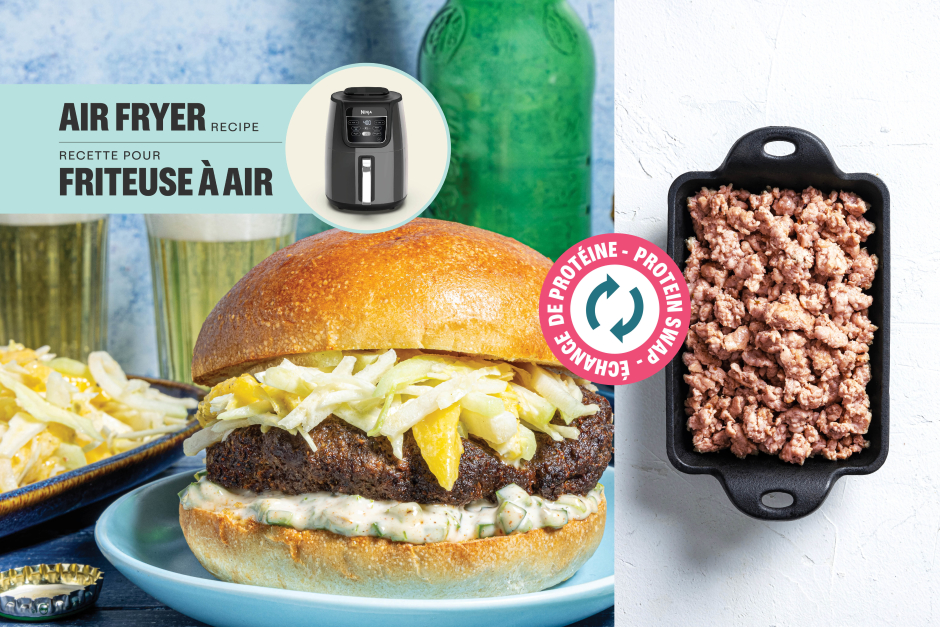 Protein Swap | Bright & Smoky Sausage Meat Burgers