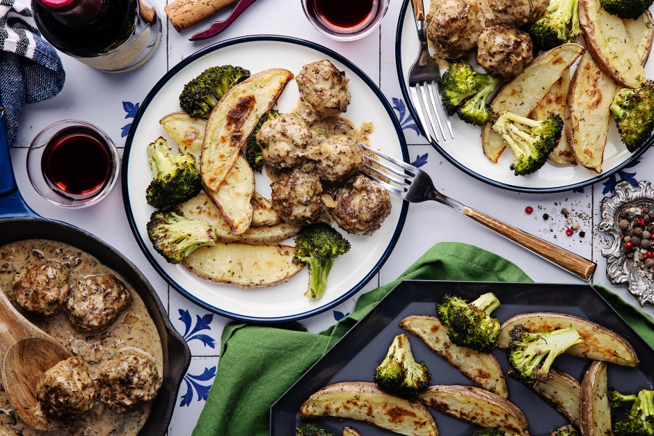 Creamy Swedish-Style Beef Meatballs