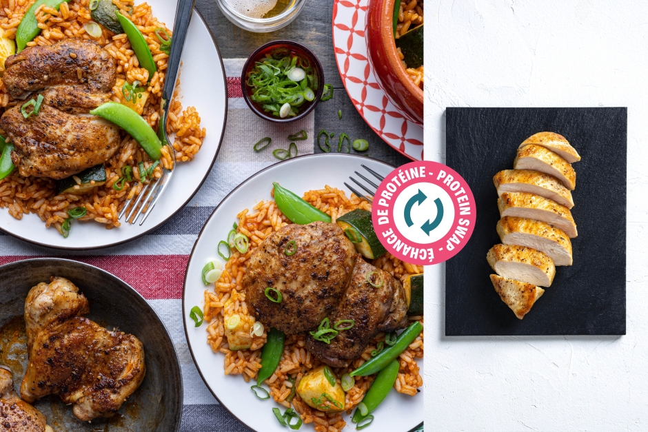 Protein Swap | Tex-Mex Style Chicken Breast Skillet Supper
