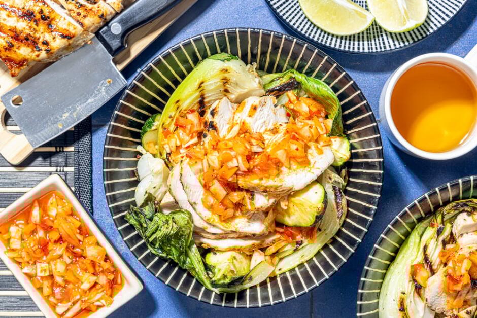 Poulet grillé à la coréenne