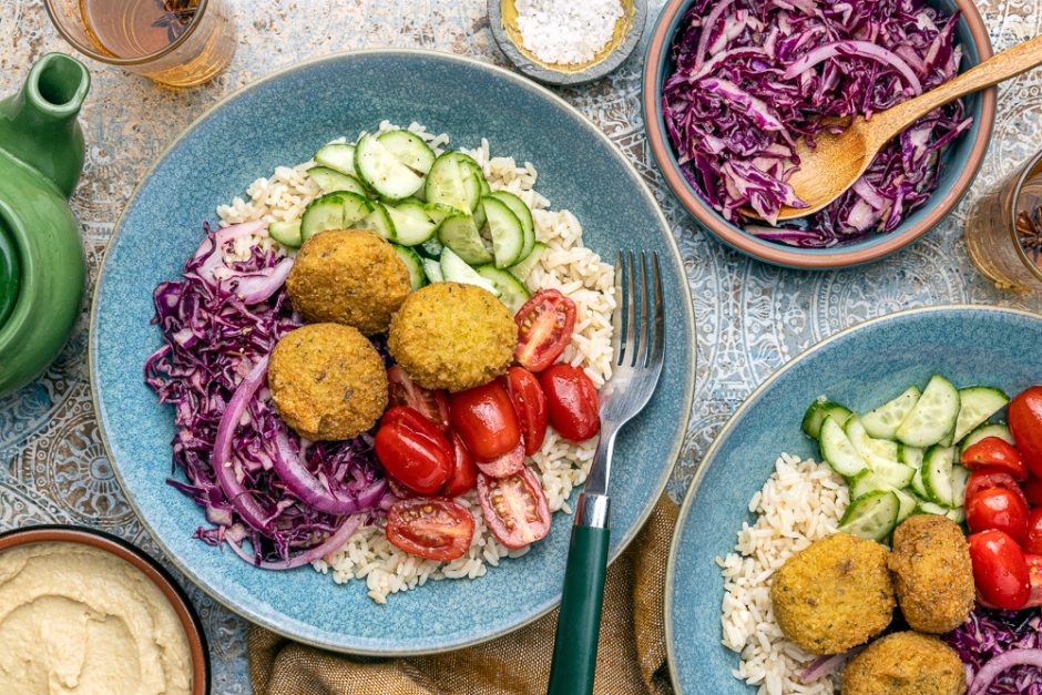 Zesty Falafel Bowls