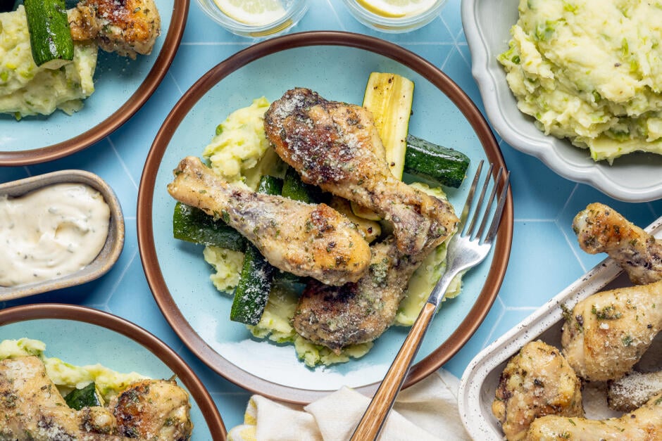 Pilons de poulet au fromage style ranch
