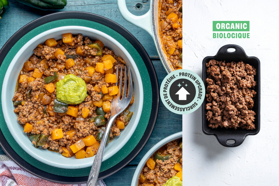 Protein Upgrade | Veggie-Packed Chili Con Carne with ORGANIC Beef