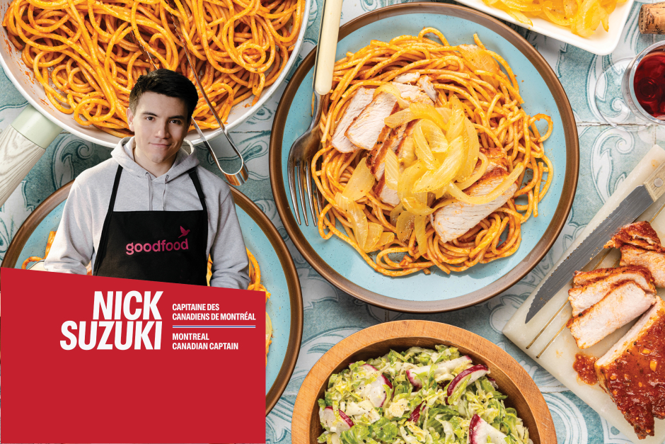 Nick’s Pick | Saucy Tomato Pork Chops over Spaghetti