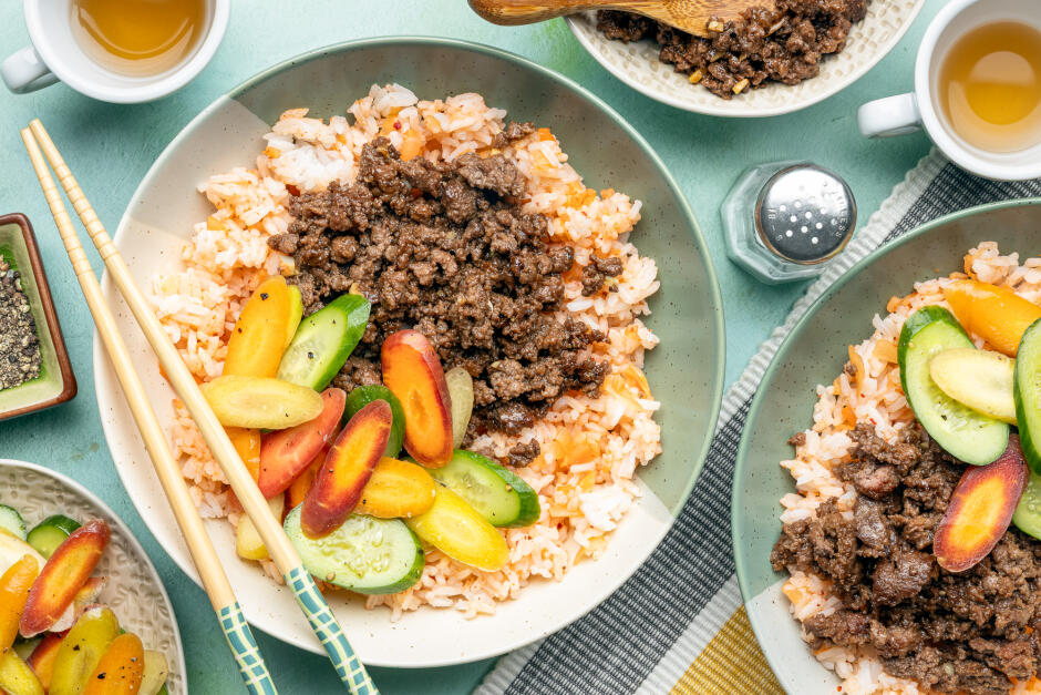 Boeuf haché bulgogi coréen