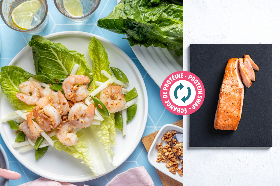 Protein Swap | Vietnamese Salmon Lettuce Cups