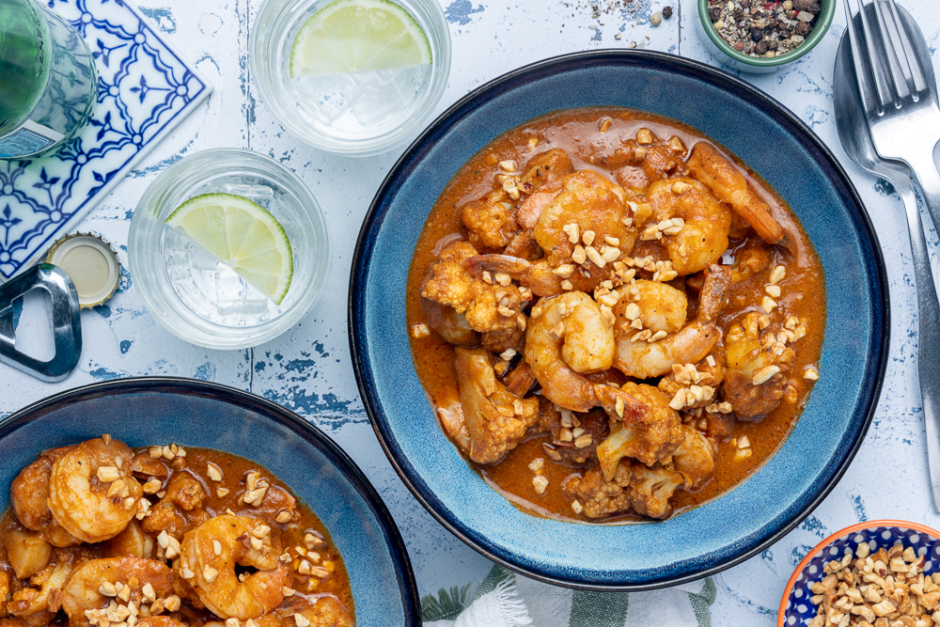 Shrimp & Cauliflower Maafe