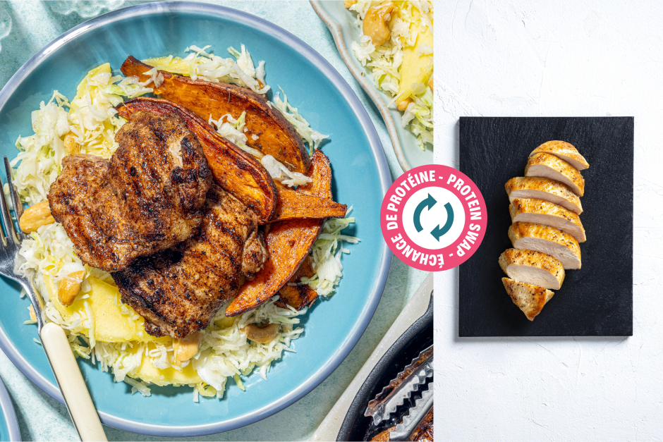 Protein Swap | Spicy BBQ Jerk Chicken Breasts