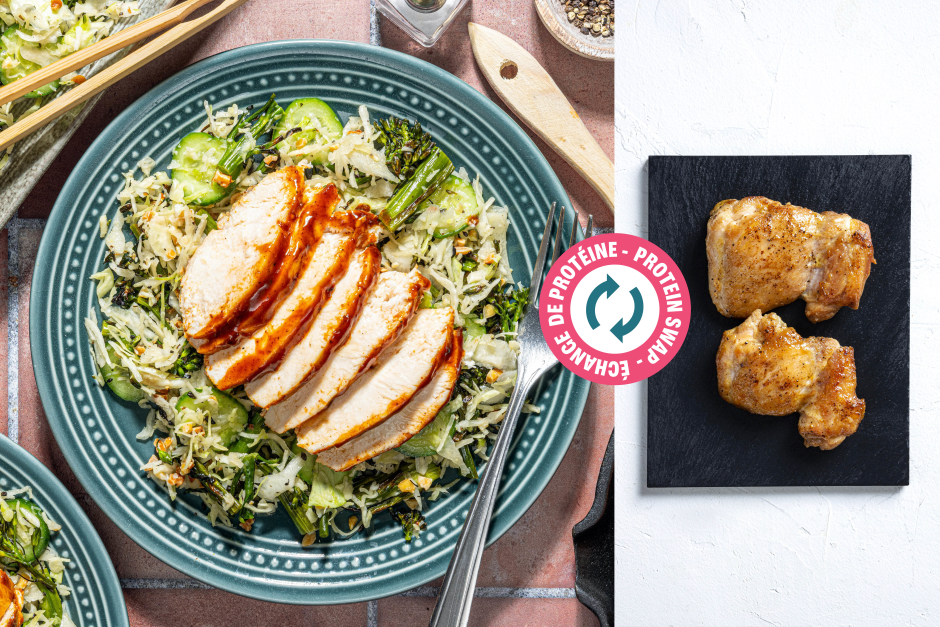 Protein Swap | Spicy Thai BBQ Chicken Thighs