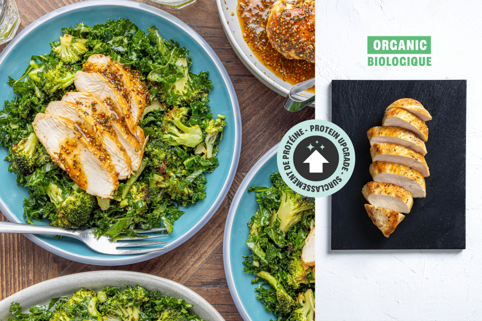 Protein Upgrade | Seared ORGANIC Chicken Breasts with Mustard-Thyme Sauce