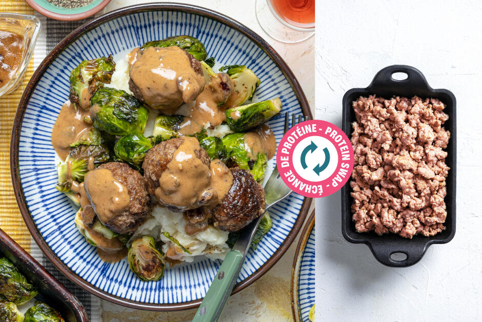 Protein Swap | Traditional Swedish Turkey Meatballs