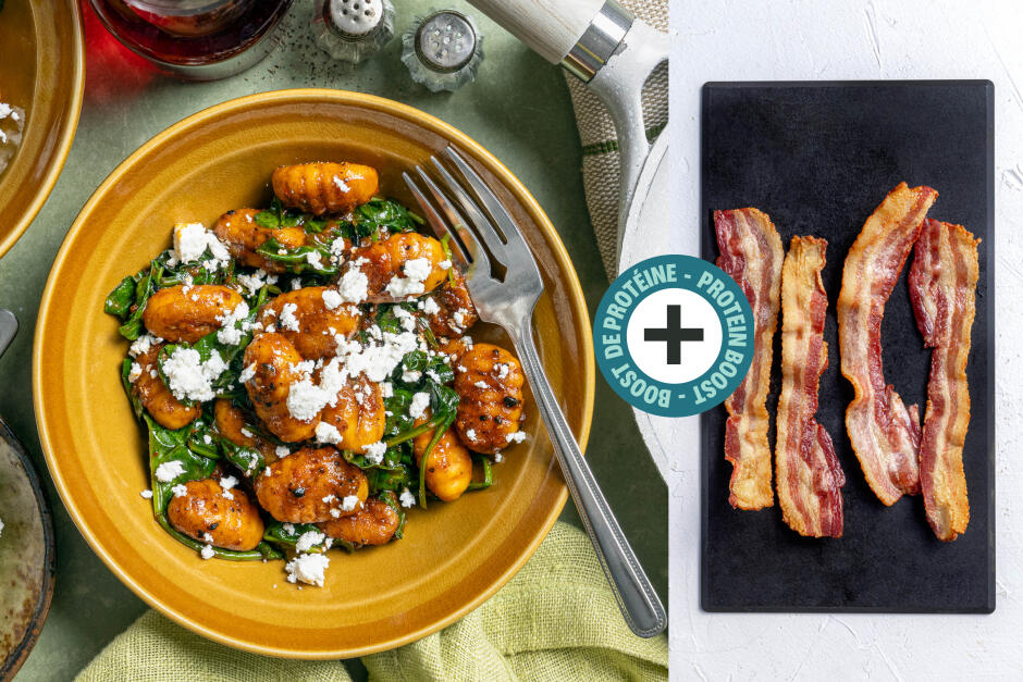 Protein Boost | Gnocchi Peperonata with Bacon